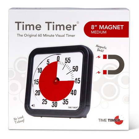 Time Timer Time Timer® 8" Magnet 60 Minute Timer TTA1-MAG-W